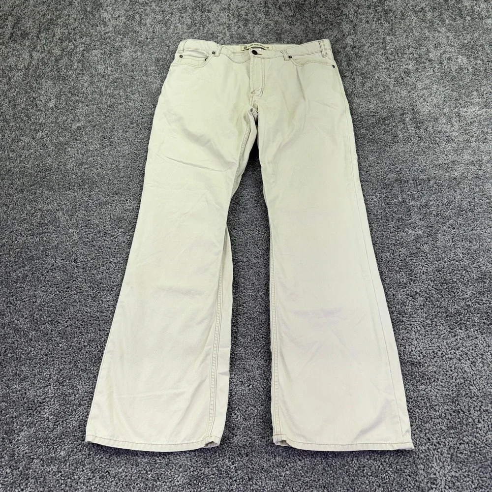 Gap Pants Mens 36x34 Khaki Low Rise Boot Fit